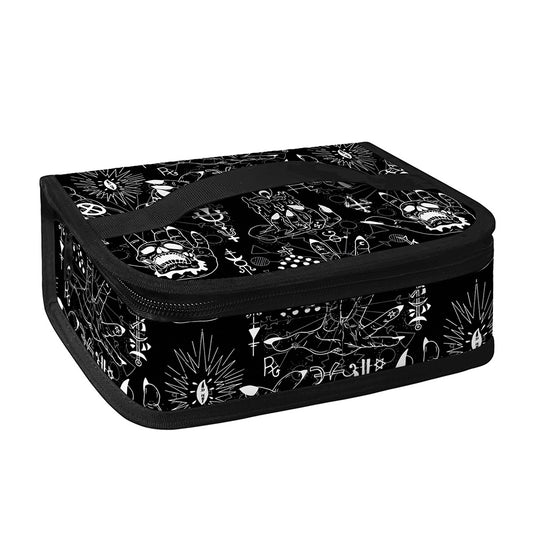 Black And White Supernatural Wicca Print Small Lunch Bag