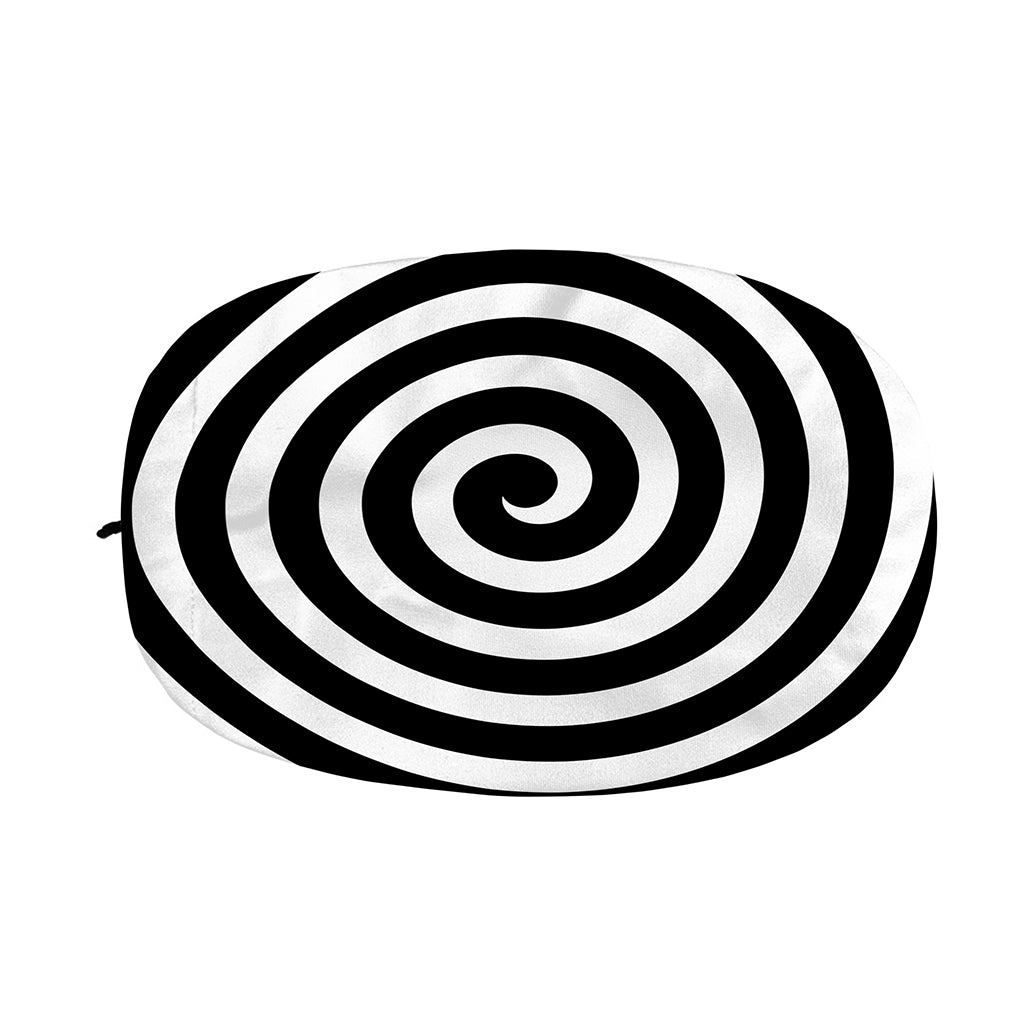 Black And White Swirl Illusion Print Car Side Mirror Covers