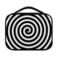 Black And White Swirl Illusion Print Classic Bible Case