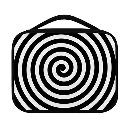 Black And White Swirl Illusion Print Classic Bible Case