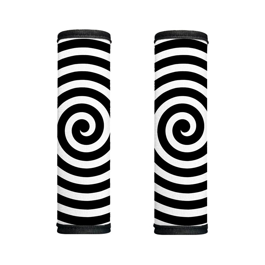 Black And White Swirl Illusion Print Handle Covers
