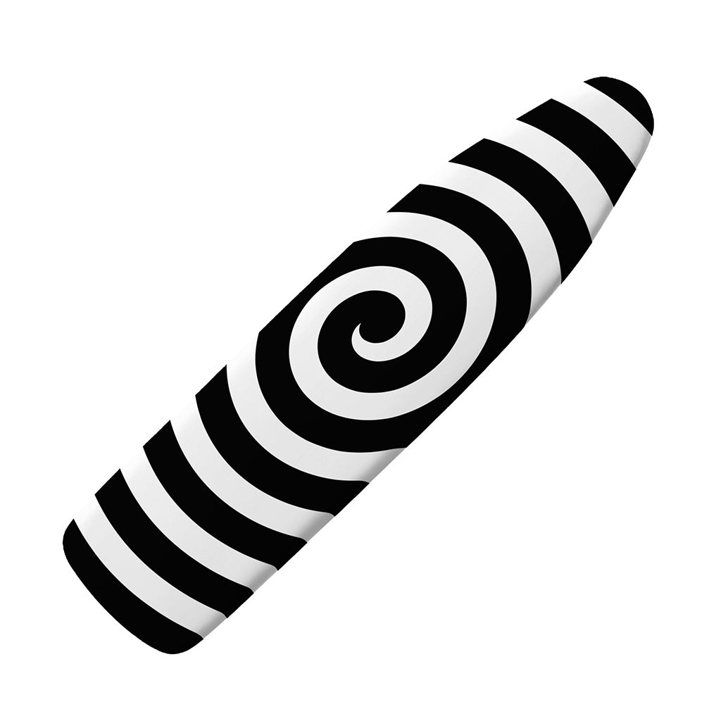Black And White Swirl Illusion Print Ironing Board Cover