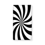Black And White Swirl Print Baby Crib Sheet