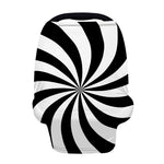 Black And White Swirl Print Baby Seat Cover