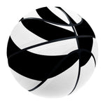 Black And White Swirl Print Basketball