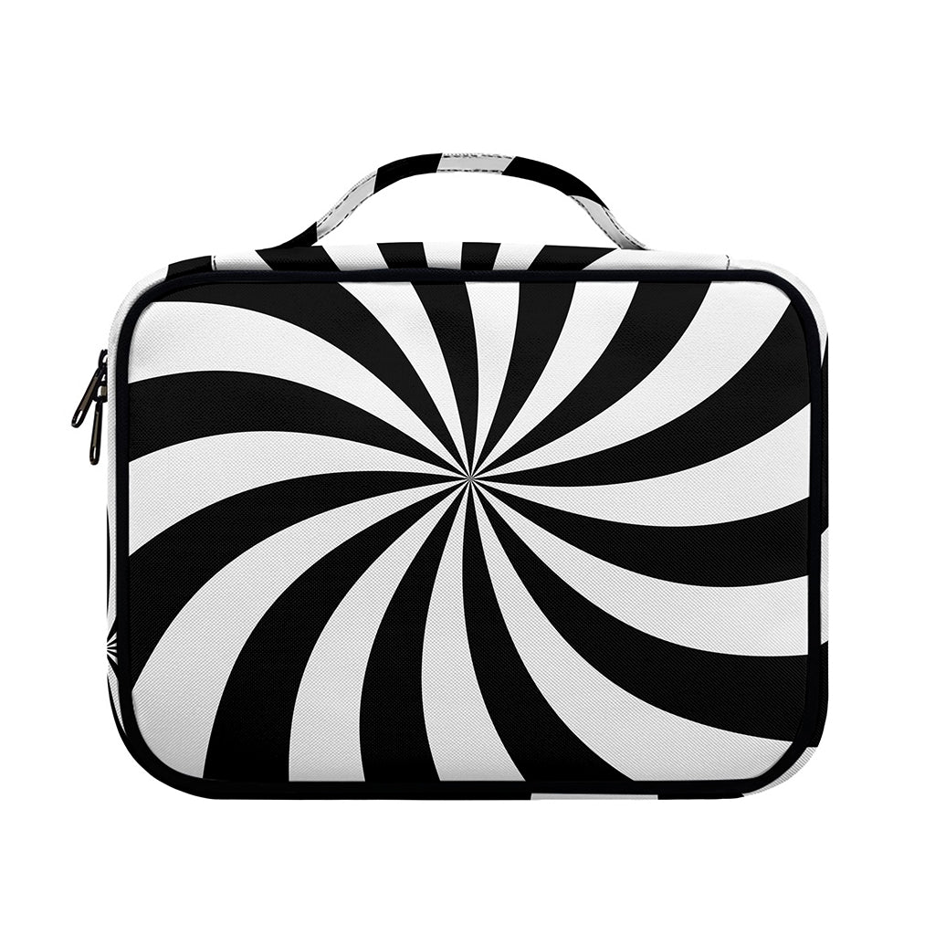 Black And White Swirl Print Briefcase Bible Bag