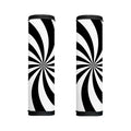 Black And White Swirl Print Handle Covers