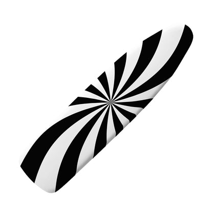 Black And White Swirl Print Ironing Board Cover