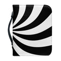 Black And White Swirl Print Leather Bible Cover