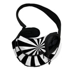 Black And White Swirl Print Pet Sling Carrier