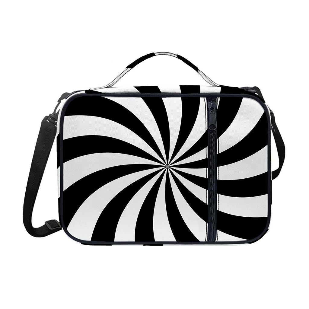 Black And White Swirl Print Shoulder Strap Bible Bag