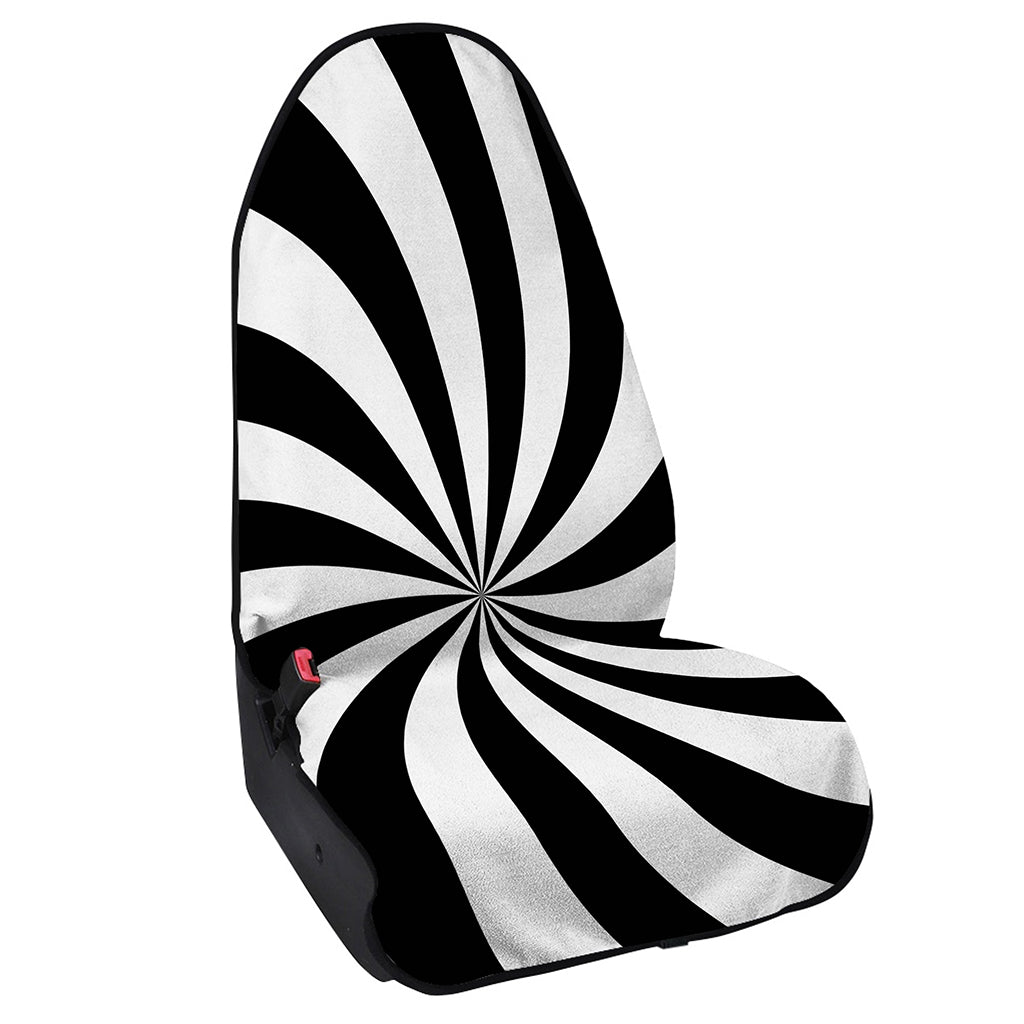 Black And White Swirl Print Waterproof Car Seat Cover