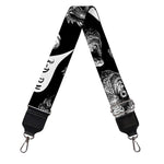 Black And White T-Rex Dinosaur Print Bag Strap