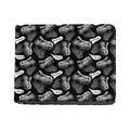 Black And White T-Rex Dinosaur Print Bifold Wallet