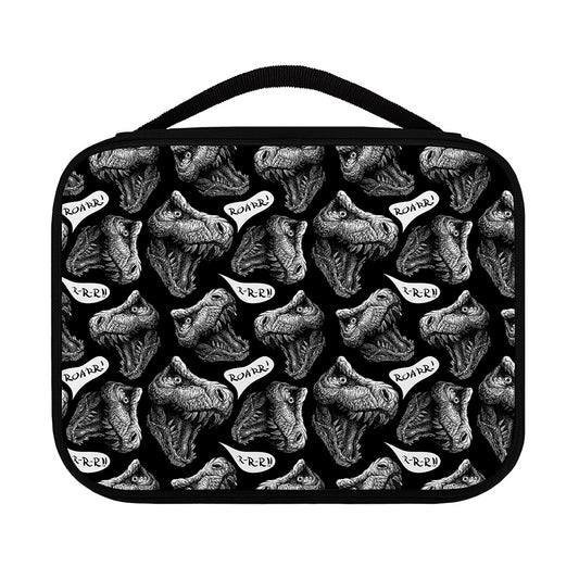 Black And White T-Rex Dinosaur Print Classic Bible Case