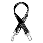Black And White T-Rex Dinosaur Print Dog Seat Belt