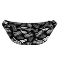 Black And White T-Rex Dinosaur Print Fanny Pack
