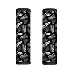 Black And White T-Rex Dinosaur Print Handle Covers
