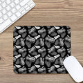 Black And White T-Rex Dinosaur Print Mouse Pad