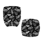 Black And White T-Rex Dinosaur Print Office Chair Cover