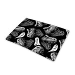 Black And White T-Rex Dinosaur Print Pet Cooling Mat Cover