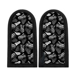 Black And White T-Rex Dinosaur Print Skillet Handle Cover