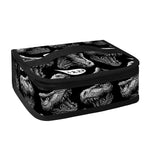 Black And White T-Rex Dinosaur Print Small Lunch Bag