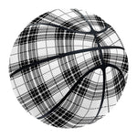 Black And White Tartan Pattern Print Basketball