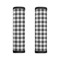 Black And White Tartan Pattern Print Handle Covers