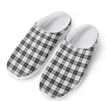 Black And White Tartan Pattern Print Mesh Casual Shoes