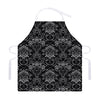 Black And White Tattoo Print Adjustable Apron