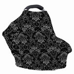 Black And White Tattoo Print Baby Seat Cover