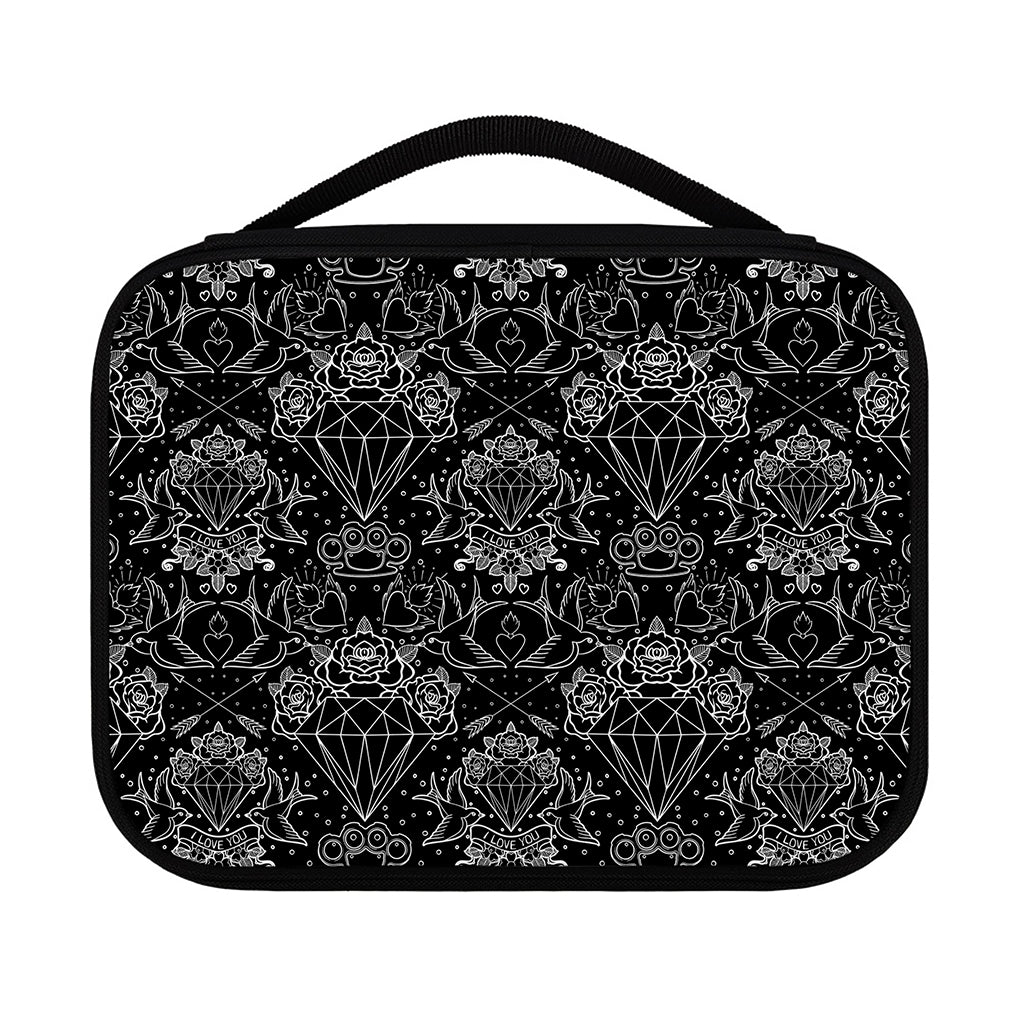 Black And White Tattoo Print Classic Bible Case