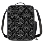 Black And White Tattoo Print Crossbody Lunch Bag