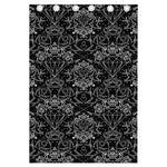 Black And White Tattoo Print Curtain