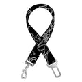 Black And White Tattoo Print Dog Seat Belt