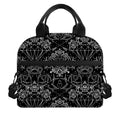 Black And White Tattoo Print Insulated Lunch Bag