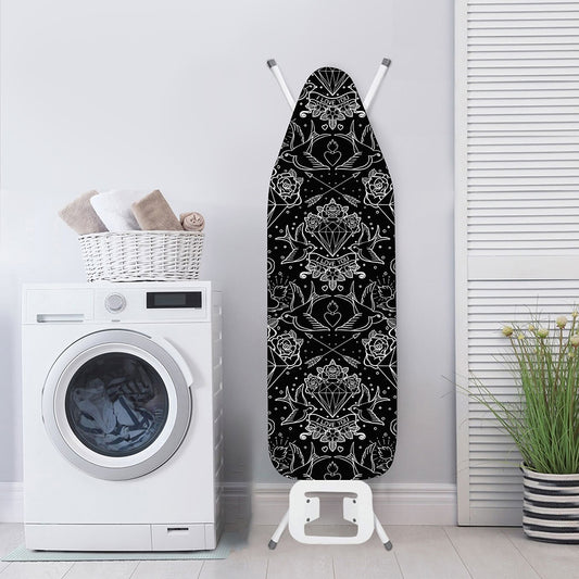 Black And White Tattoo Print Ironing Board Cover