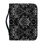 Black And White Tattoo Print Leather Bible Cover