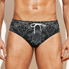 Black And White Tattoo Print Men's Swim Briefs