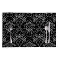 Black And White Tattoo Print Placemat
