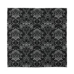 Black And White Tattoo Print Silk Bandana