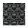 Black And White Tattoo Print Silk Bandana