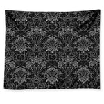 Black And White Tattoo Print Tapestry