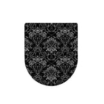 Black And White Tattoo Print Toilet Lid Cover