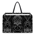 Black And White Tattoo Print Utility Tote Bag