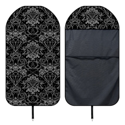 Black And White Tattoo Print Waterproof Car Seat Cover
