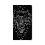 Black And White Taurus Sign Print Baby Crib Sheet