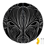 Black And White Taurus Sign Print Basketball