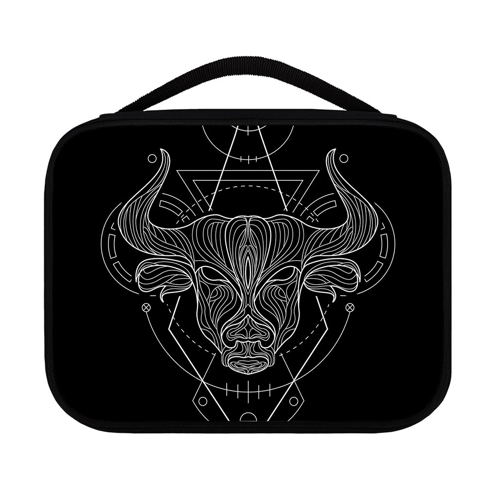 Black And White Taurus Sign Print Classic Bible Case